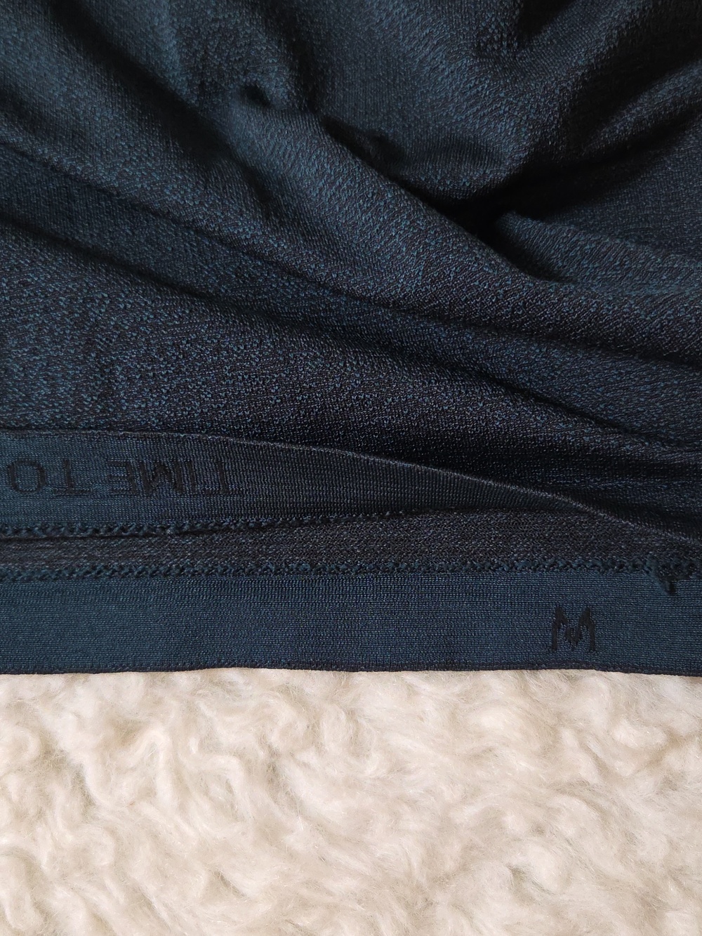 Lululemon Metal Vent Tech Long Sleeve Henley Sz M Black/ Mariner - Picture 7 of 11